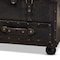 Baxton Studio Callum Brown Faux Leather Upholstered 2-Drawer Storage Trunk Ottoman 162-10517 - alternate 10